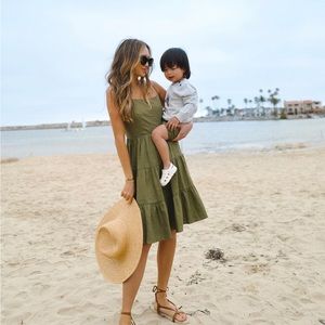 Banana Republic Olive Green Dress